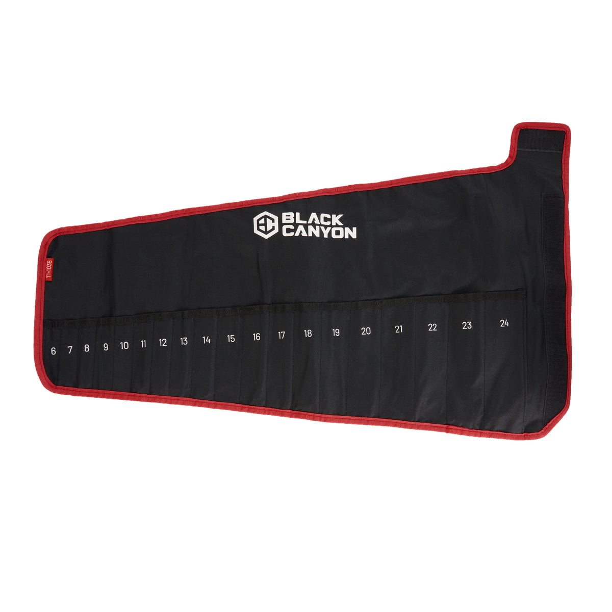 19 Tool Metric Wrench Pouch, Black