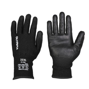 Cut-Resistant Gloves, XL/10, Sandy, Black, Cut Level A4, 12 Pairs