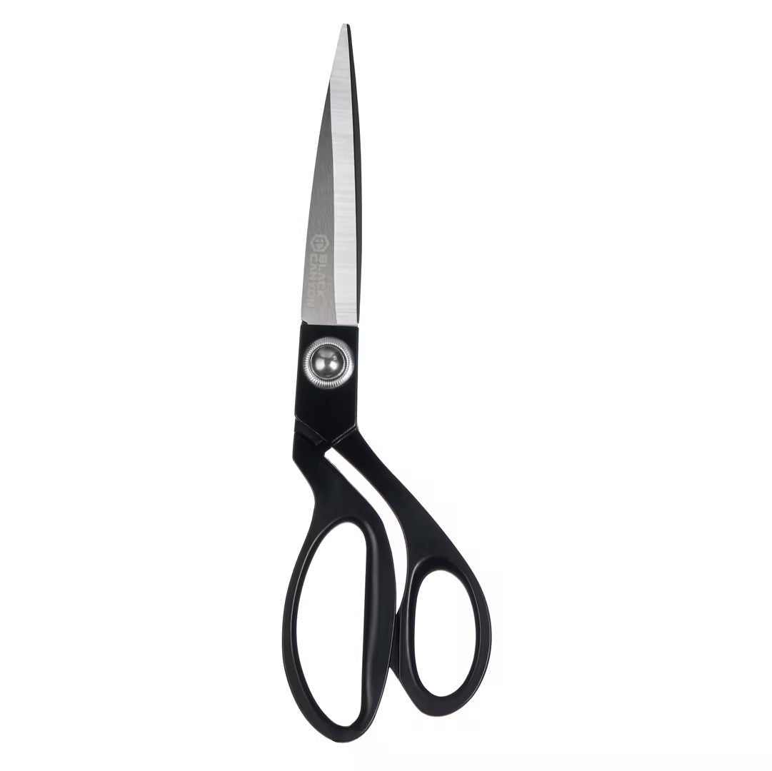 Stainless Steel Scissors, Ambidextrous, Black