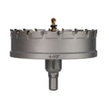 4-1/2" Carbide Hole Saw, 3-Flat Shank, 1 pc