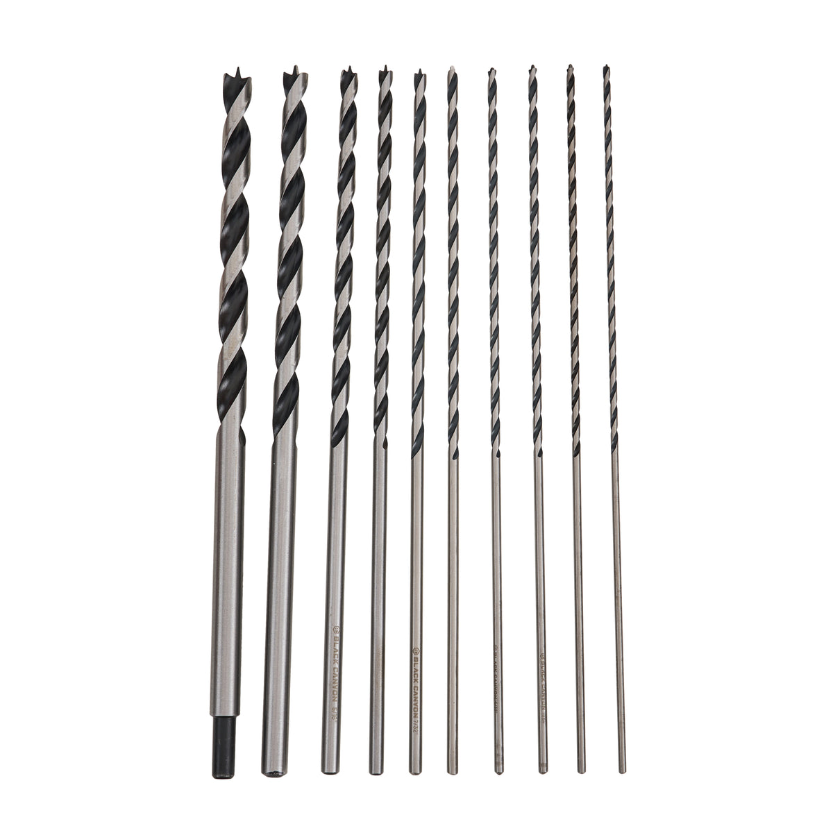 Brad-Point Drill Bit Set, 10 pcs