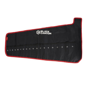 Roll-Up Wrench Pouch, Metric, 19 Pockets
