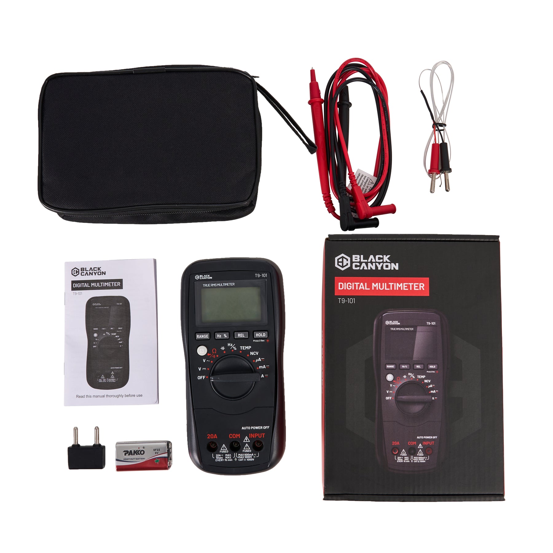 Digital Multimeter, 1000V, CAT III