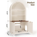 NORTHSKY Cat Litter Box Enclosure with Storage, Fits Most Cat Litter Boxes
