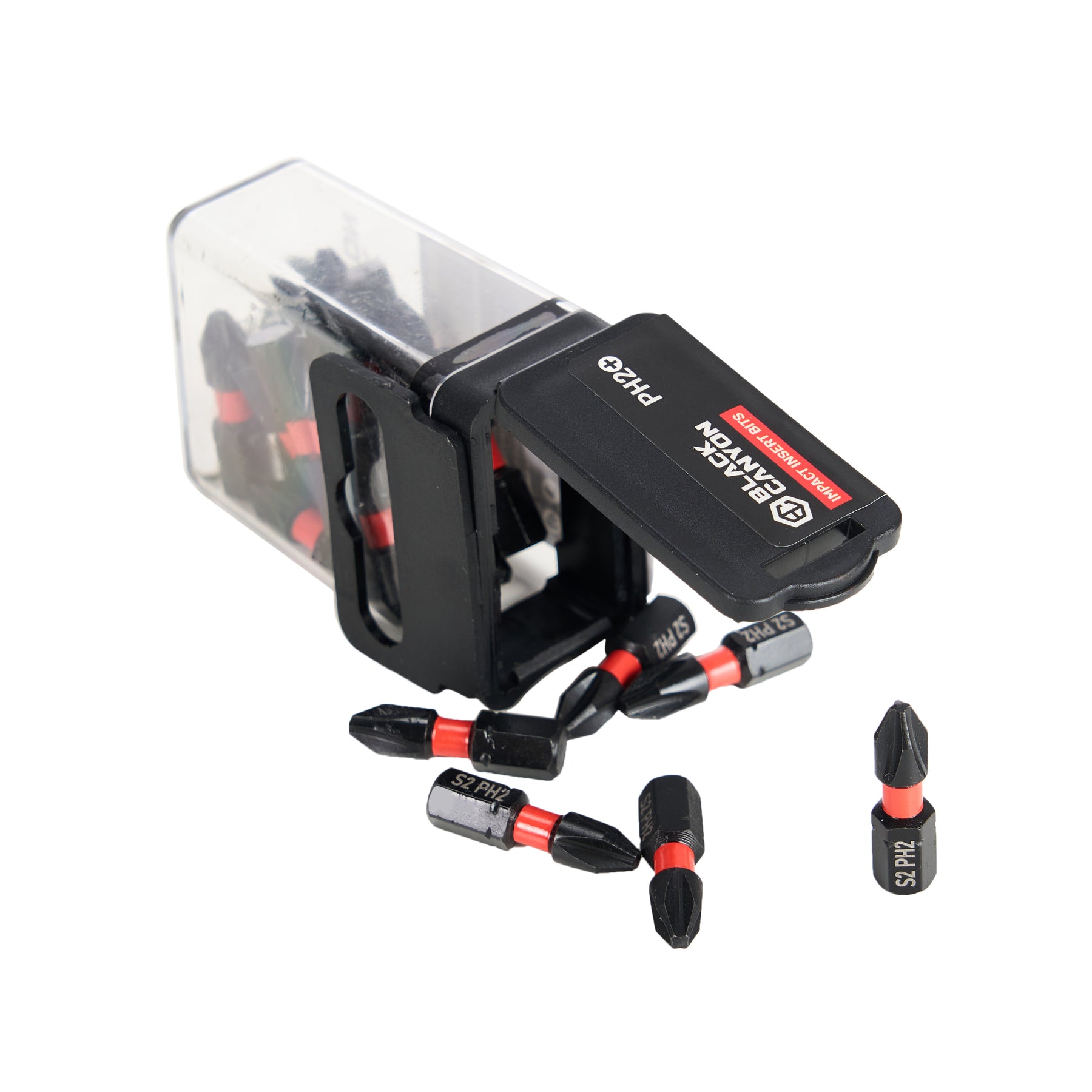 Impact Screwdriver Bits, Phillips PH2, 25-pack