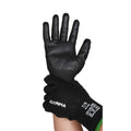 Cut-Resistant Gloves, S/7, Sandy, Black, Cut Level A4, 12 Pairs