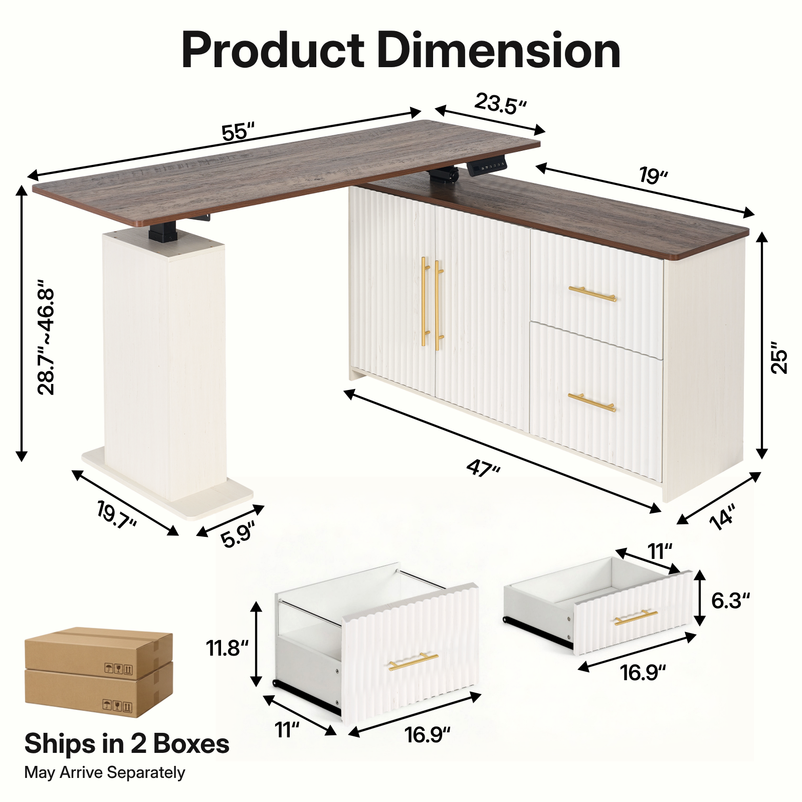 Height-adjustable Desk