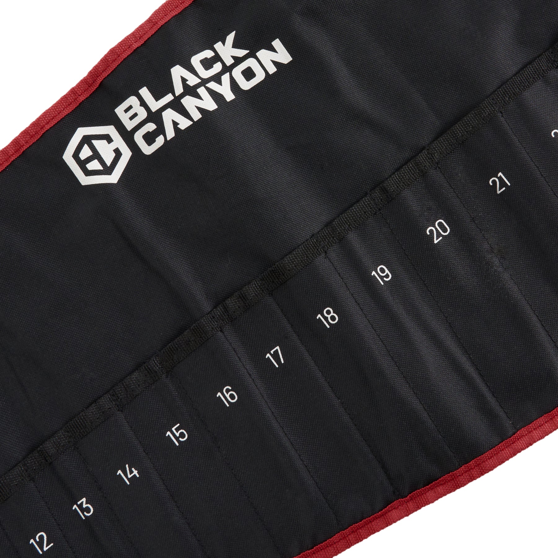 Roll-Up Wrench Pouch, Metric, 19 Pockets