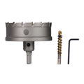 3-1/2" Carbide Hole Saw, 3-Flat Shank, 1 pc