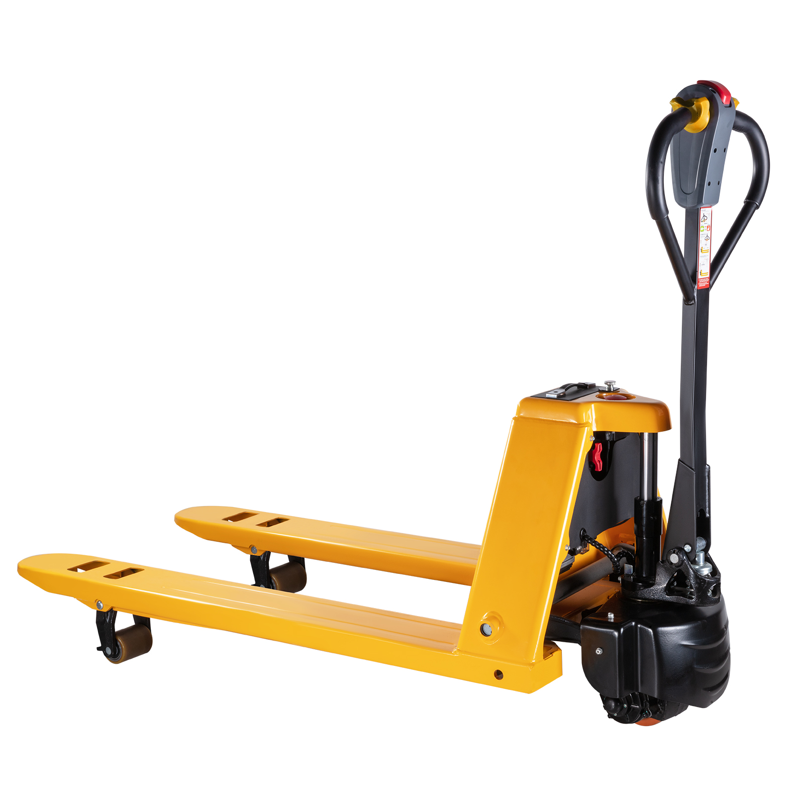 Standard Electric Pallet Jack, 48" x 27", 3300lb Capacity, Yellow