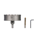 4" Carbide Hole Saw, 3-Flat Shank, 1 pc