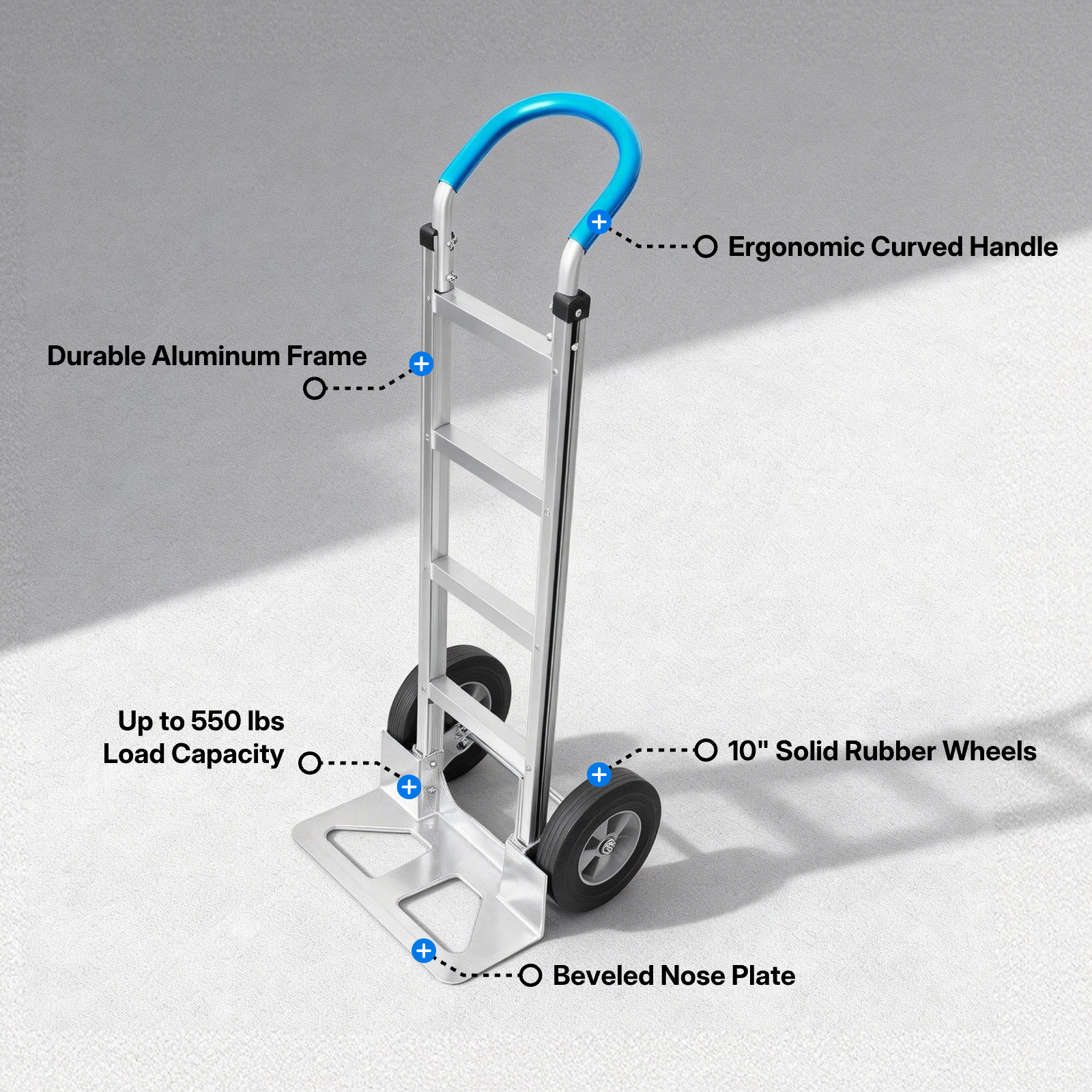 General Purpose Hand Truck, Curved Handle
