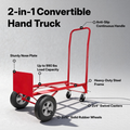 Convertible Hand Truck, 2-in-1, 660/990 lb. Capacity