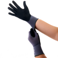 Sandy Nitrile Dipped Knit Gloves, XL/10, Gray / Black, 12 Pairs