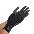 Polyurethane Dipped Knit Gloves, 13ga, XL/10, Black, 12-Pairs