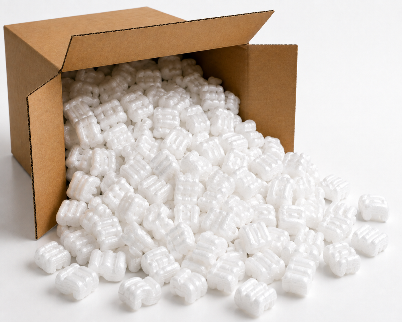 White Packaging Peanuts, 20 cu ft