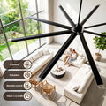 120" Ceiling Fan without Light