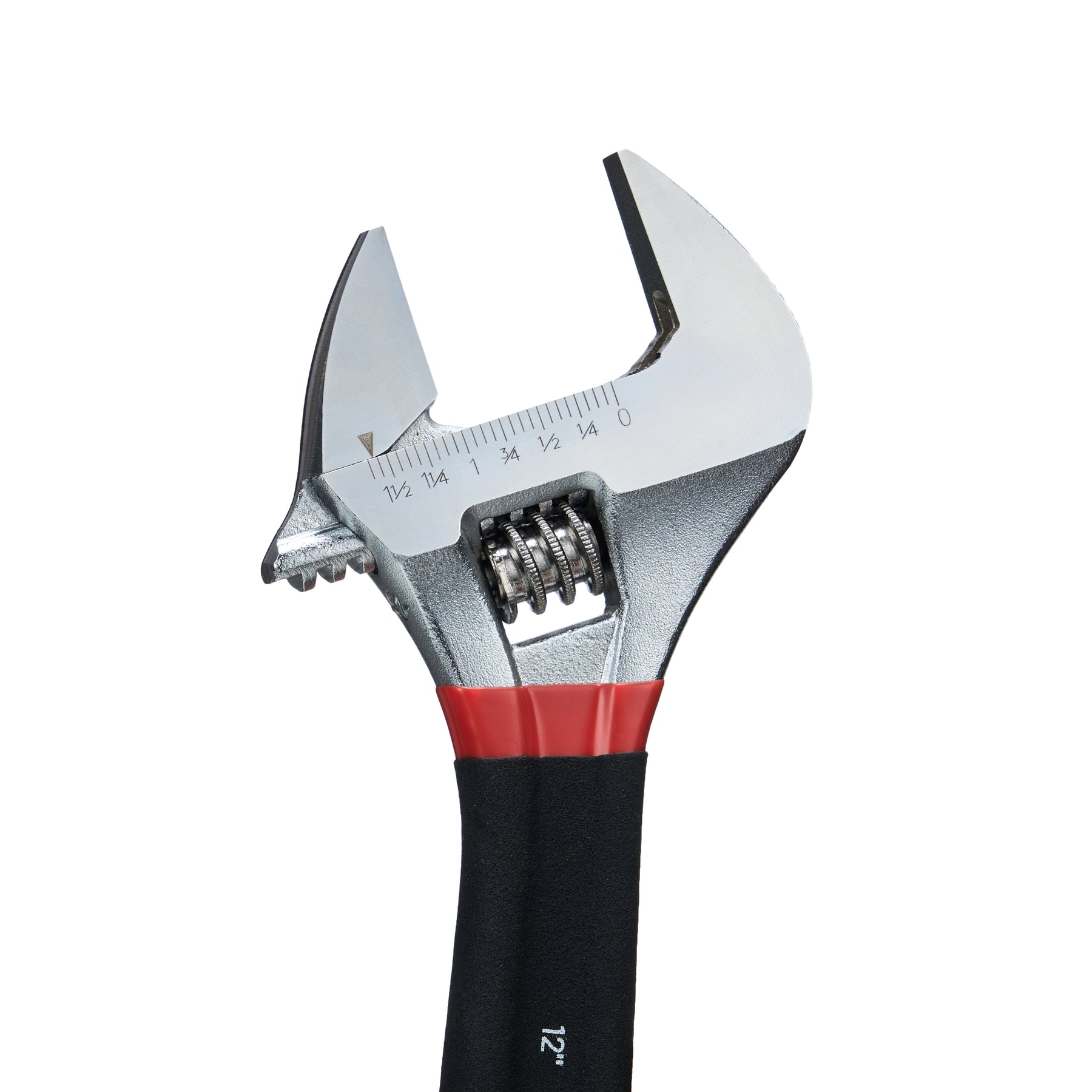 12" Adjustable Wrench w/ Comfort Grip, 1-5/8" Jaw Capacity