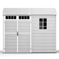 NORTHSKY 8x6 FT Resin Storage Shed with Floor, Outdoor Shed for Backyard