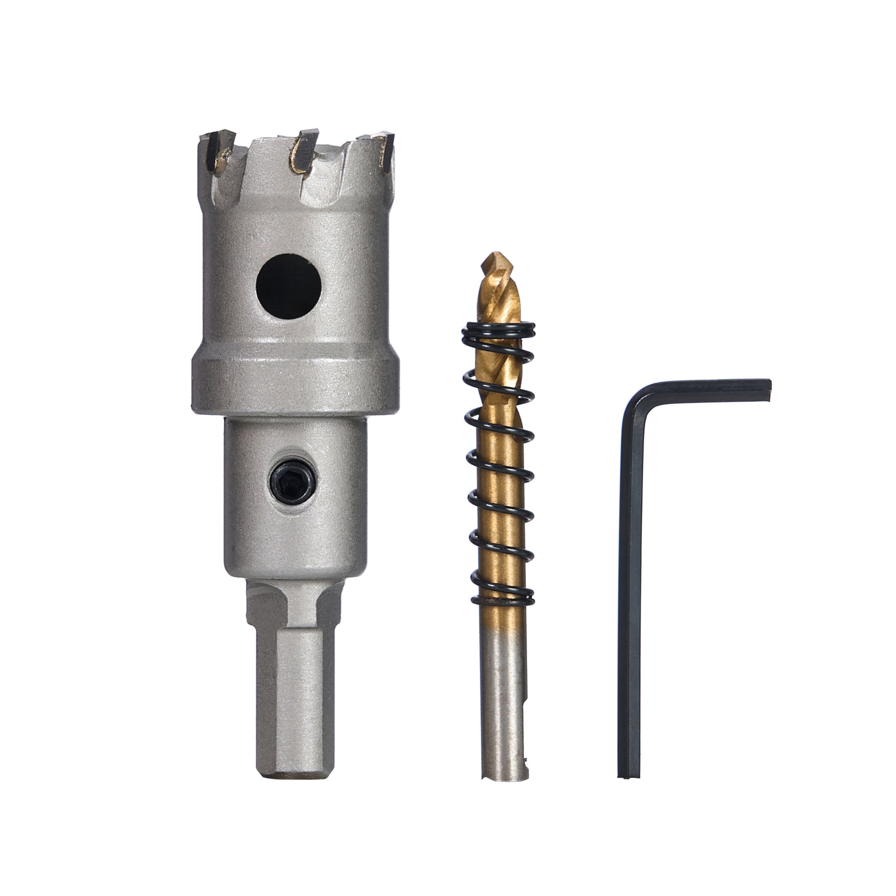 1" Carbide Hole Saw, 3-Flat Shank, 1 pc