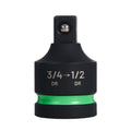 3/4" to 1/2" Drive Impact Socket Adapter, 2-1/4" Length, 1 pc