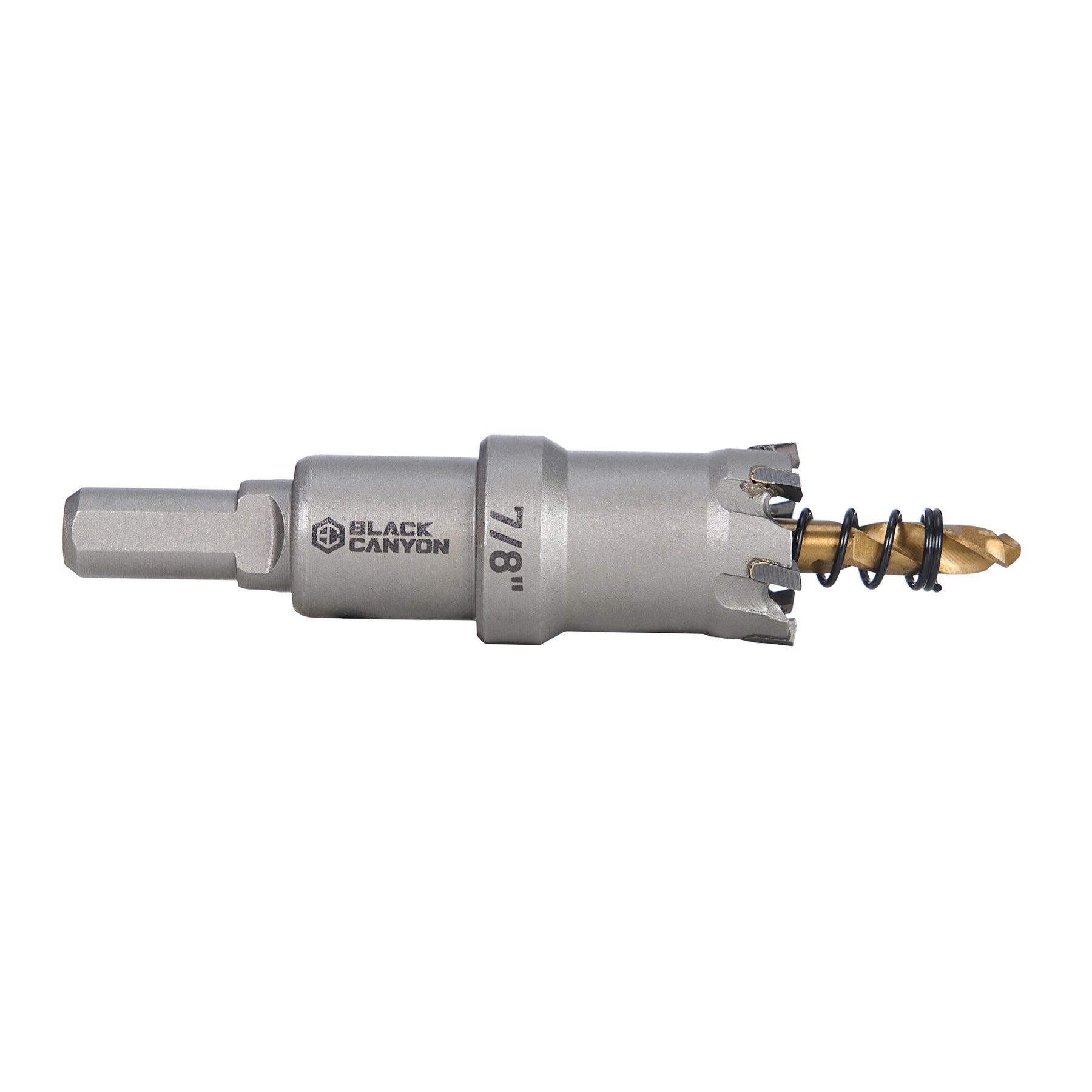 7/8" Carbide Hole Saw, 3-Flat Shank, 1 pc