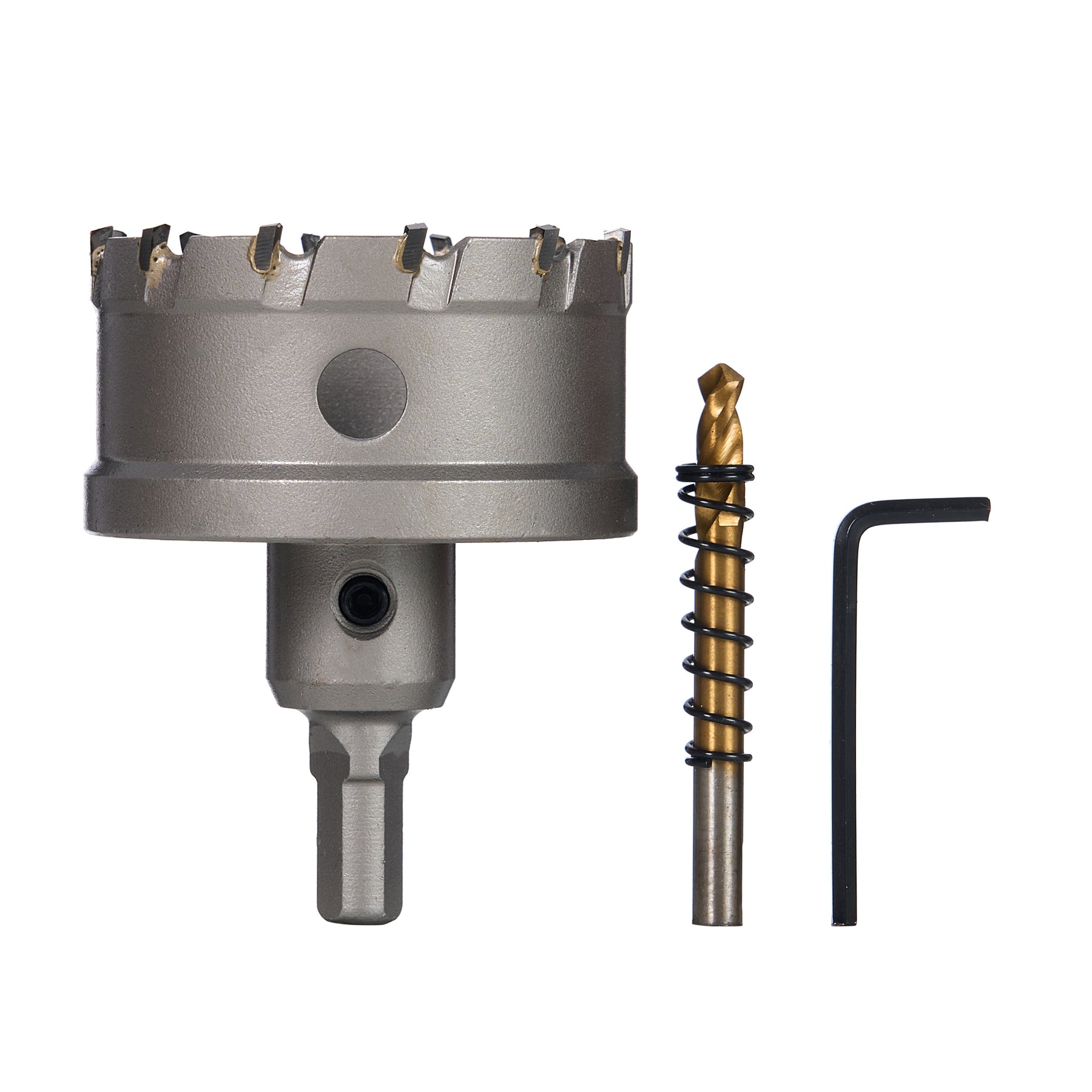 2-1/2" Carbide Hole Saw, 3-Flat Shank, 1 pc