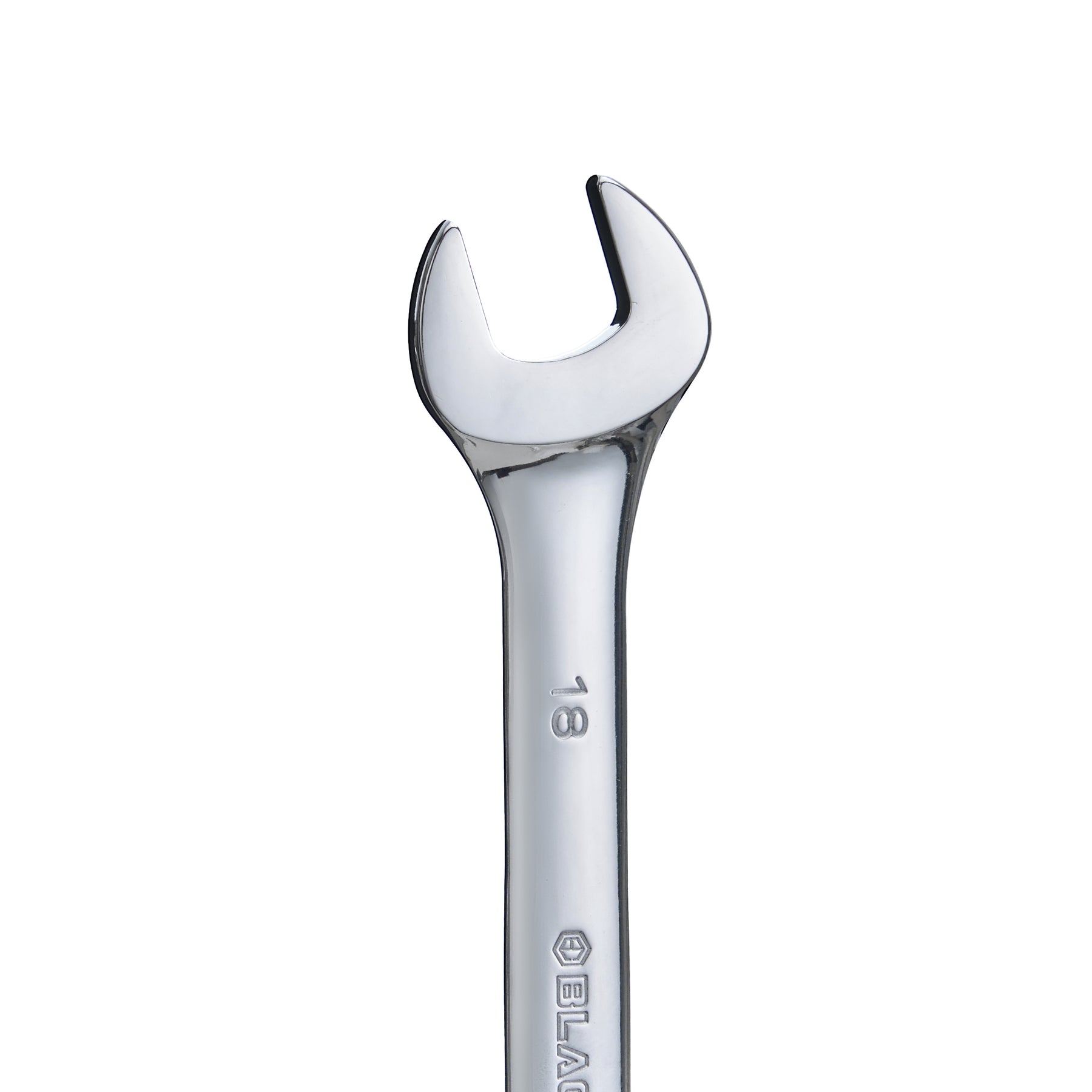 18mm Combination Wrench, 12-Point Box End & Hex Opening