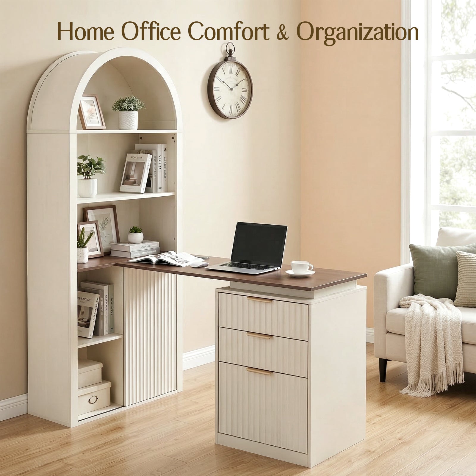 Desk with an Arched Frame
