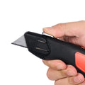 Utility Knife, Auto-Retract, Black & Red