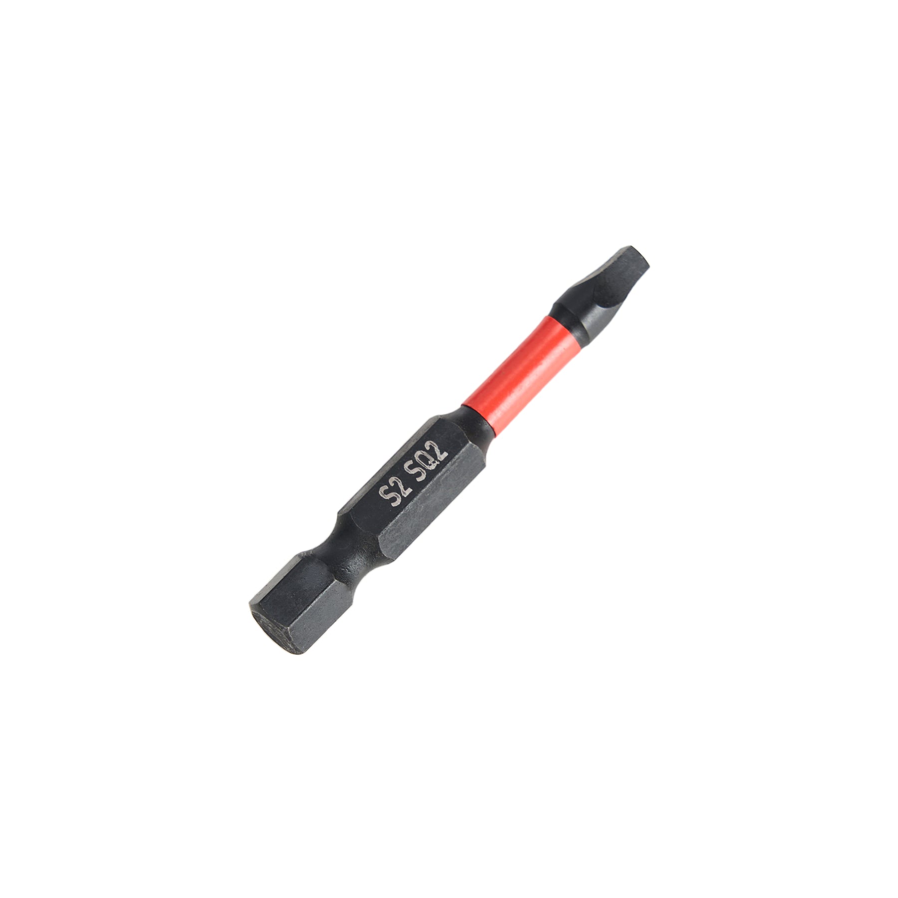 Impact Screwdriver Bits, Square SQ2, 15-pack