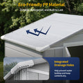 NORTHSKY Outdoor Storage Shed, 6 x 4.5 FT Plastic Storage Shed with Floor