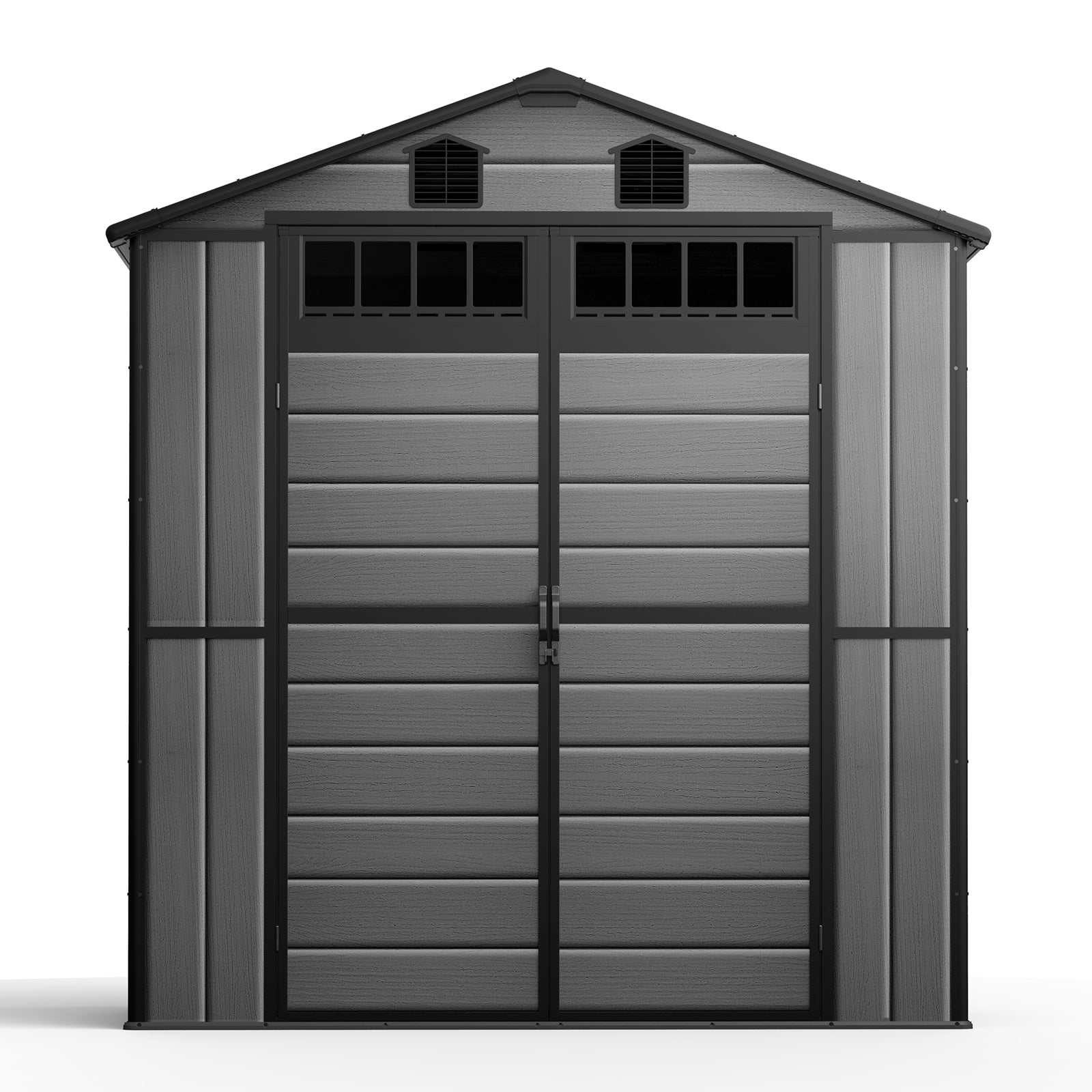 NORTHSKY Outdoor Storage Shed, 6 x 4.5 FT Plastic Storage Shed with Floor
