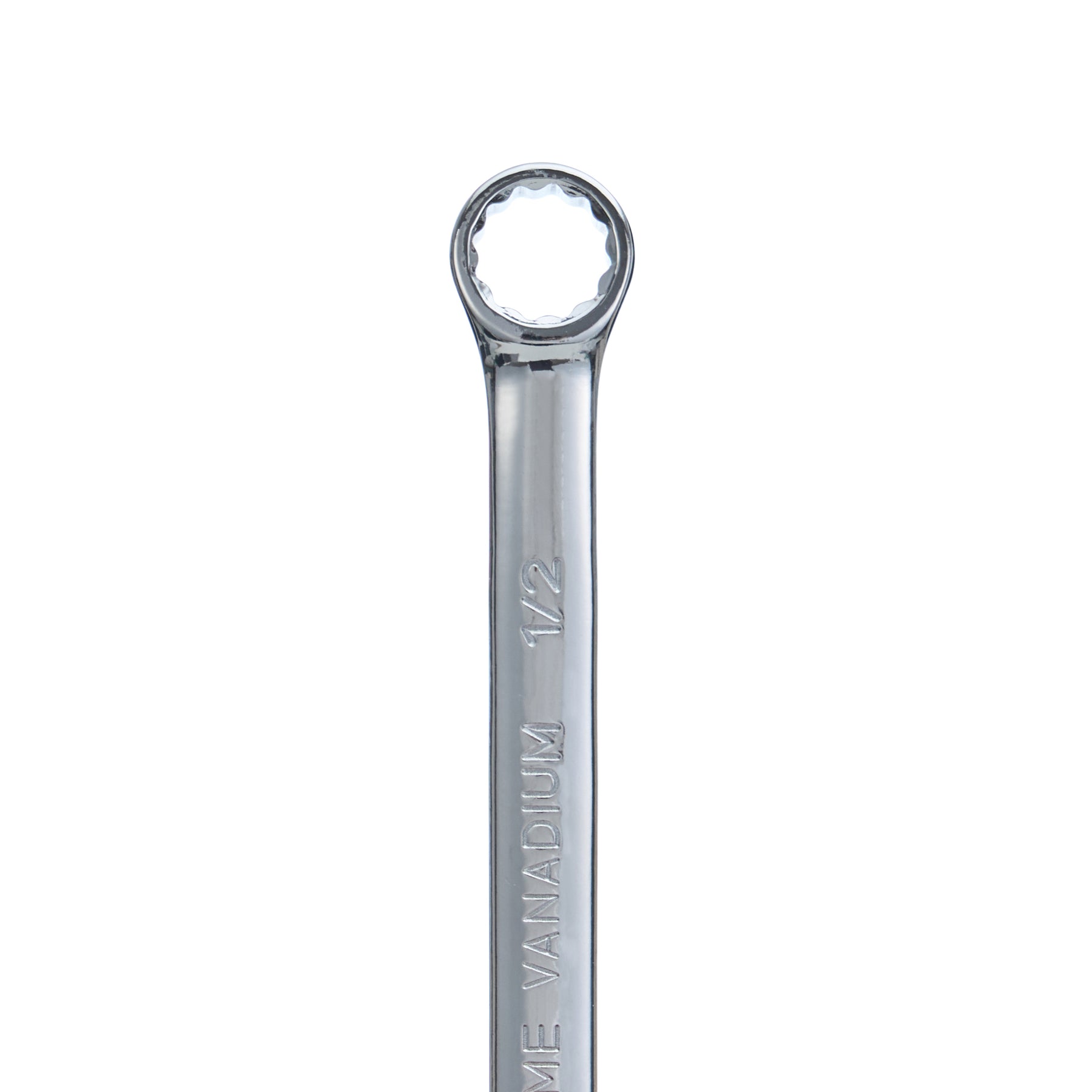 1/2" Combination Wrench, 12-Point Box End & Hex Opening