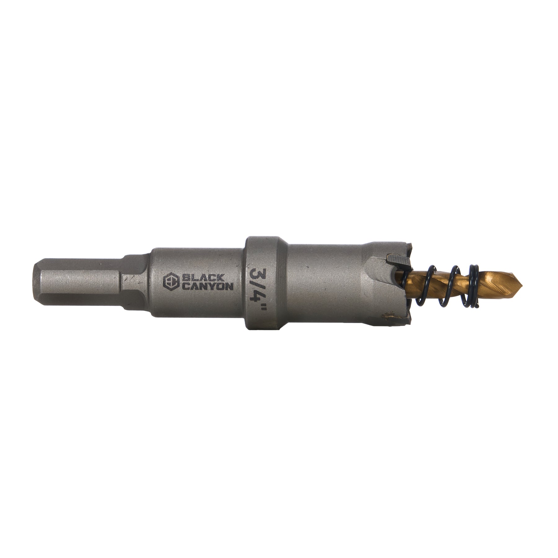 3/4" Carbide Hole Saw, 3-Flat Shank, 1 pc