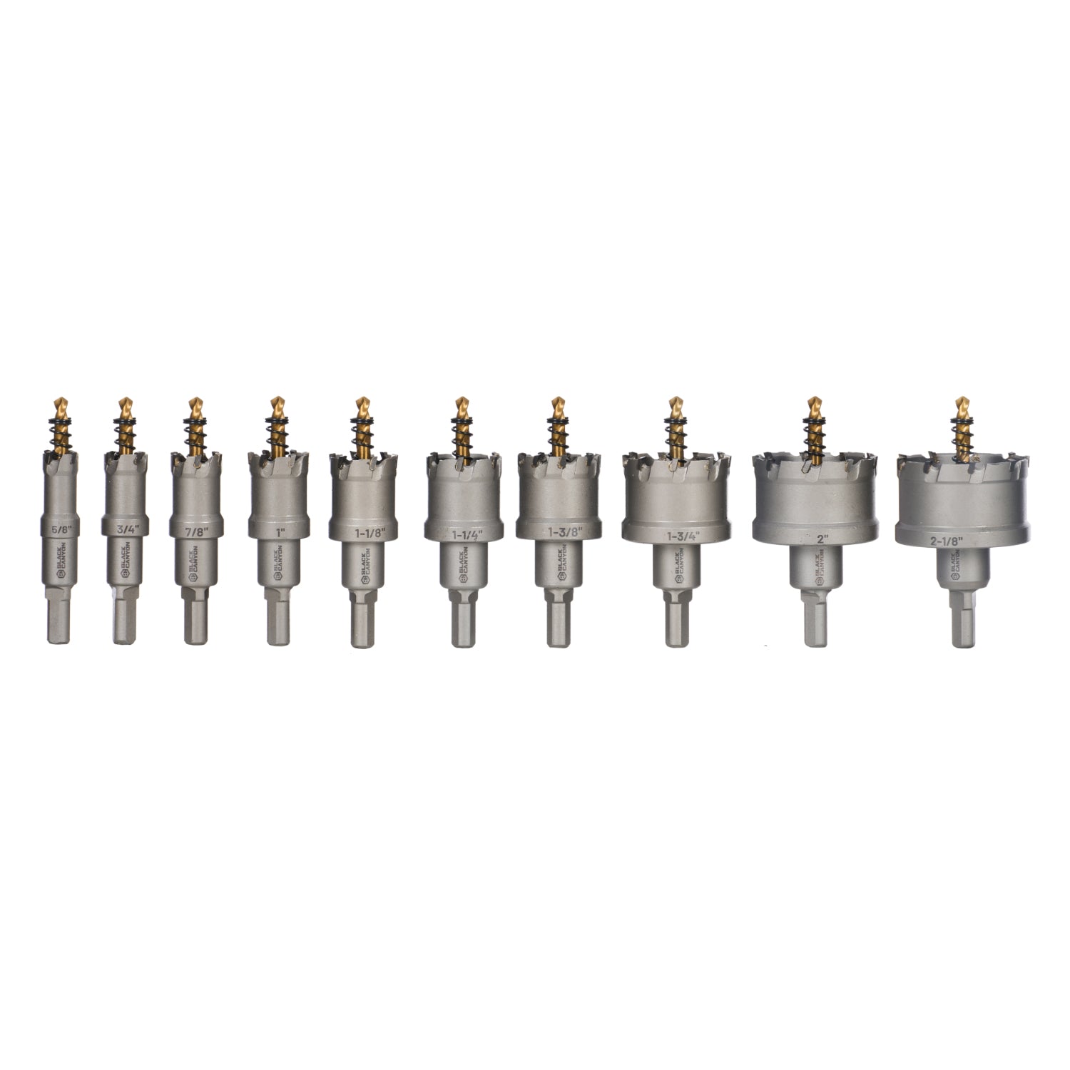 Carbide Hole Saw Kit, 12 pcs