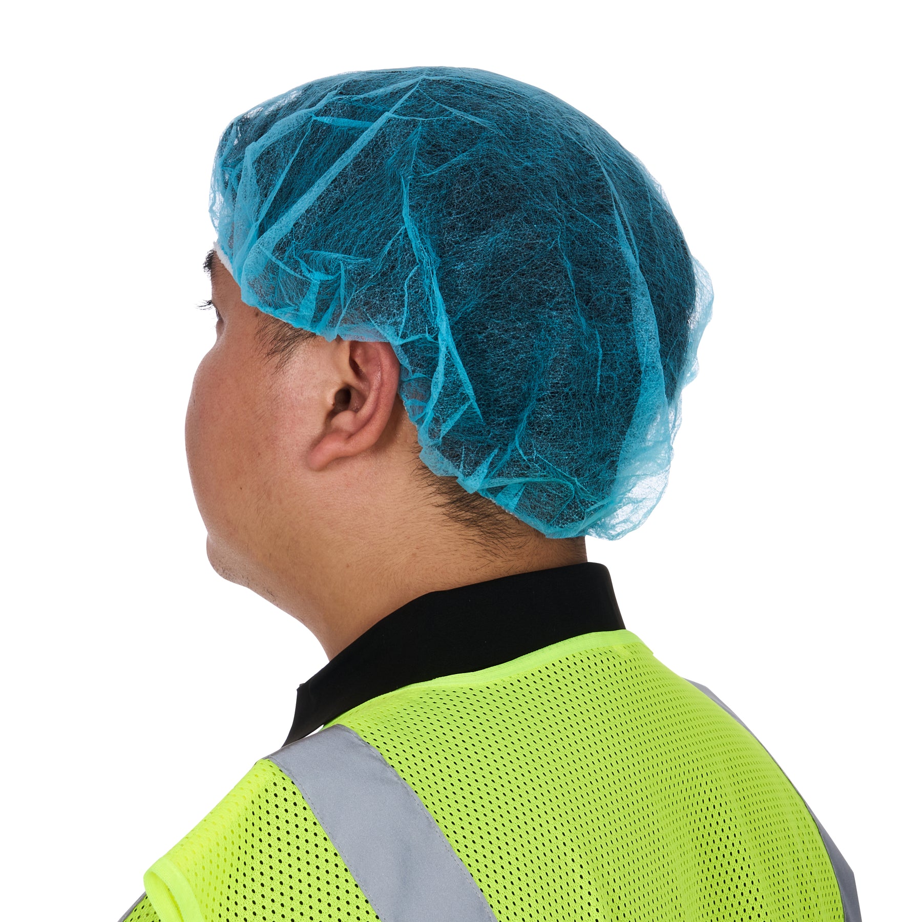 Disposable Bouffant Cap, Blue, 100 count