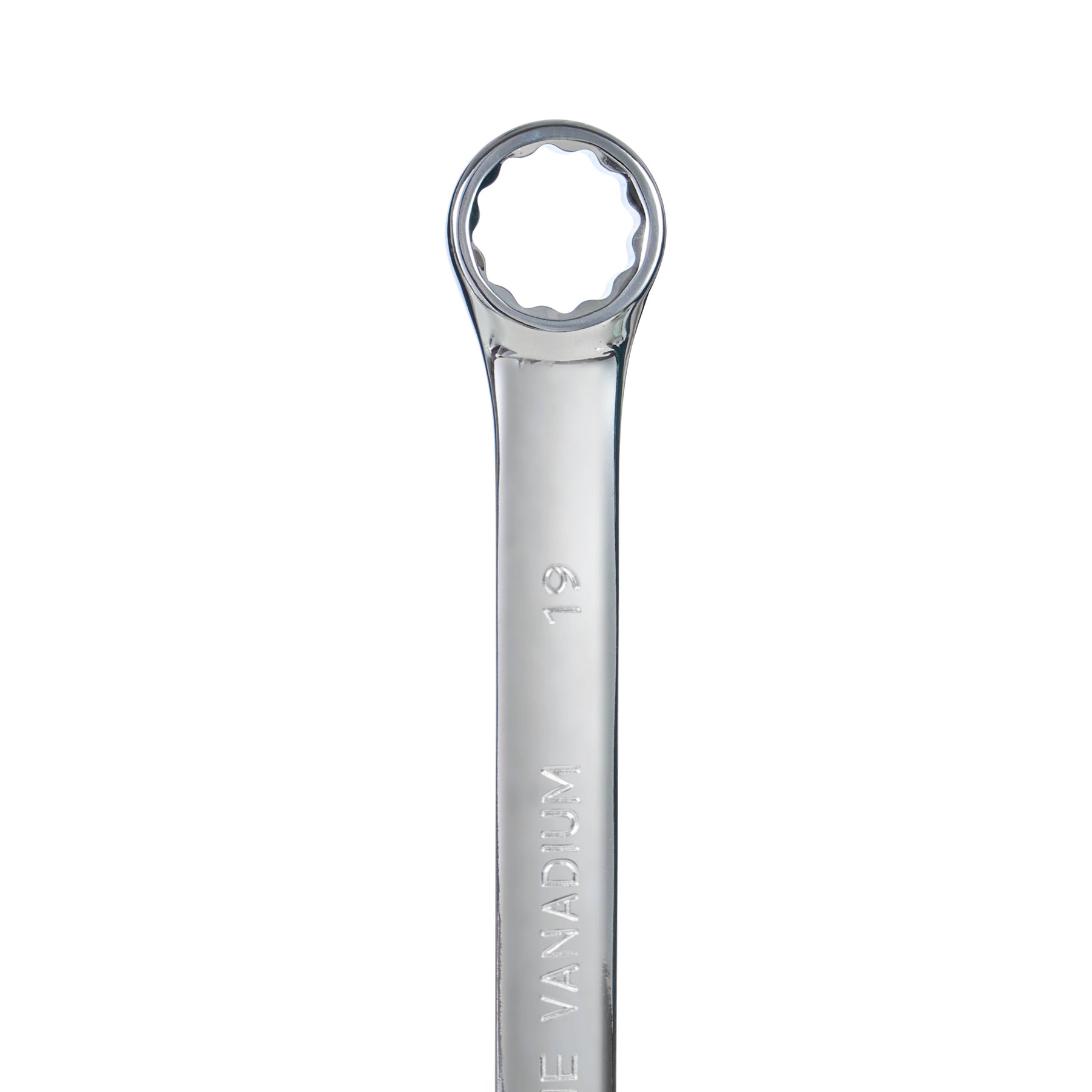 19mm Combination Wrench, 12-Point Box End & Hex Opening