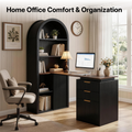 Desk with an Arched Frame, Black