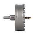 4" Carbide Hole Saw, 3-Flat Shank, 1 pc