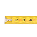 25 ft Tape Measure w/ Rubber Case, Magnetic Hook
