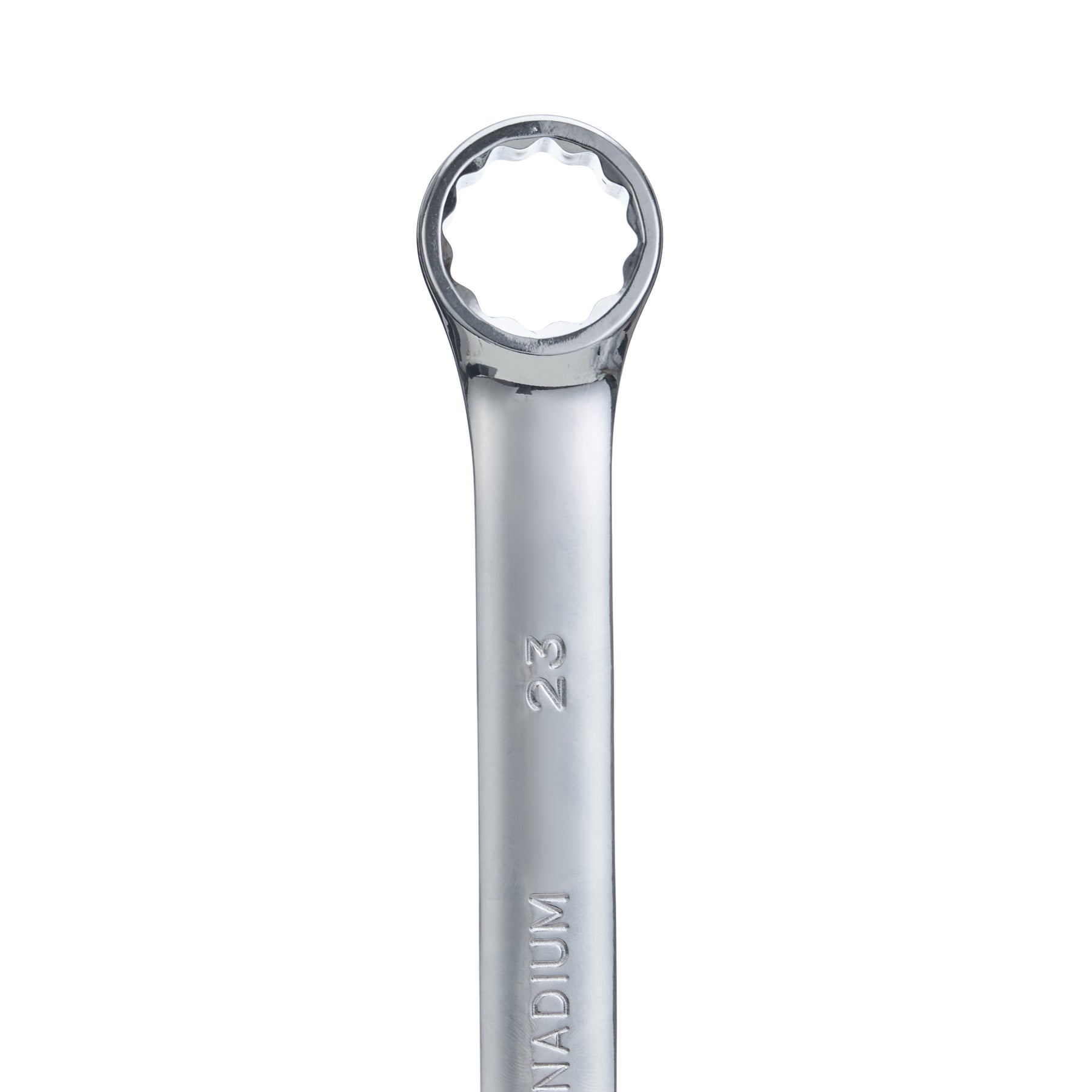 23mm Combination Wrench, 12-Point Box End & Hex Opening