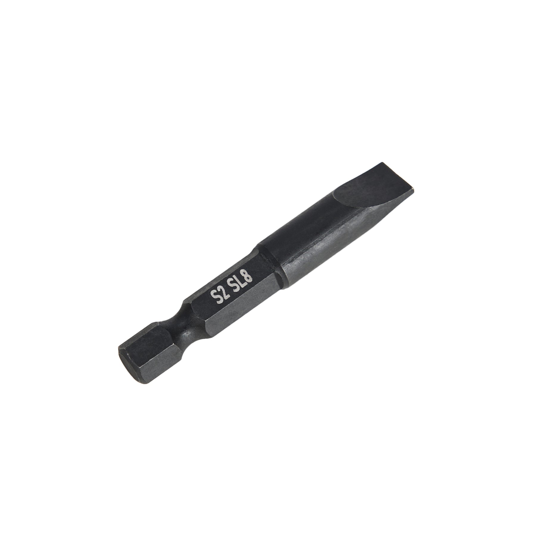 Impact Screwdriver Bits, Slotted SL8, 15-pack