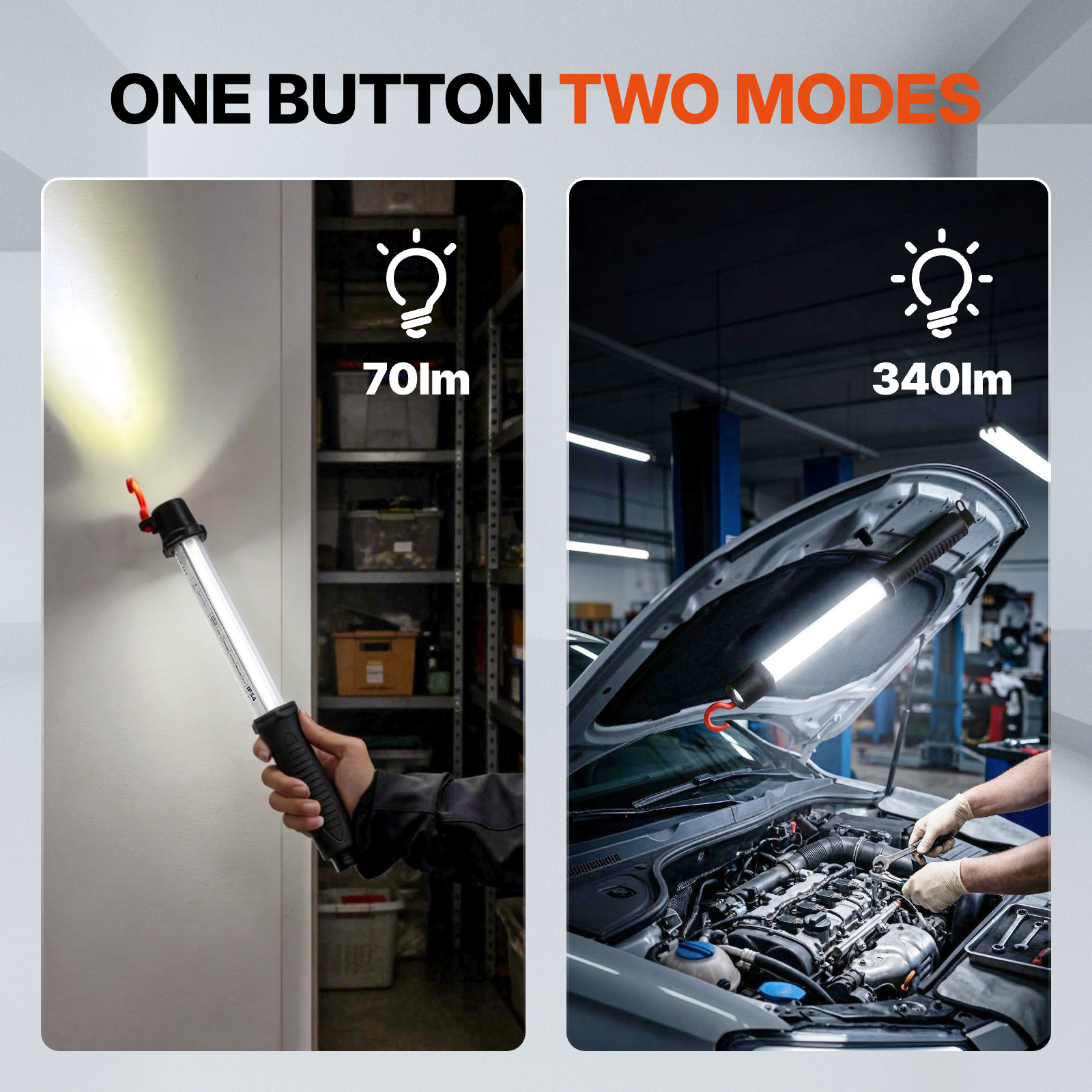 340 Lumen Rechargeable LED Hand Lamp