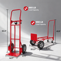Convertible Hand Truck, 2-in-1, 660/990 lb. Capacity