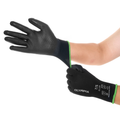 Polyurethane Dipped Knit Gloves, 13ga, S/7, Black, 12-Pairs