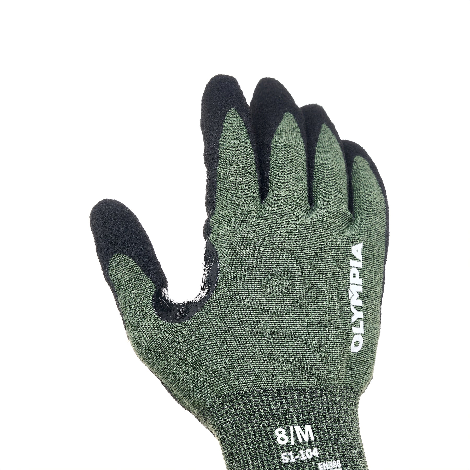 Cut-Resistant Gloves, 18ga, Sandy Nitrile Coated, M/8, Cut Level A4, Abrasion Level 5, 12 Pairs
