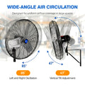 30" Blade Dia, 8200/6600/6400 cfm, 120V, 1/6 Motor HP