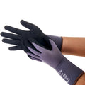 Sandy Nitrile Dipped Knit Gloves, M/8, Gray / Black, 12 Pairs