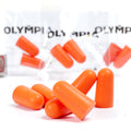 Disposable Foam Earplugs, Bullet Shape, Cordless, 200 pairs